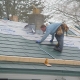 Metal Shingle Roofing progress