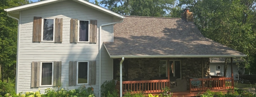Riverview- Owens Corning Driftwood shingles